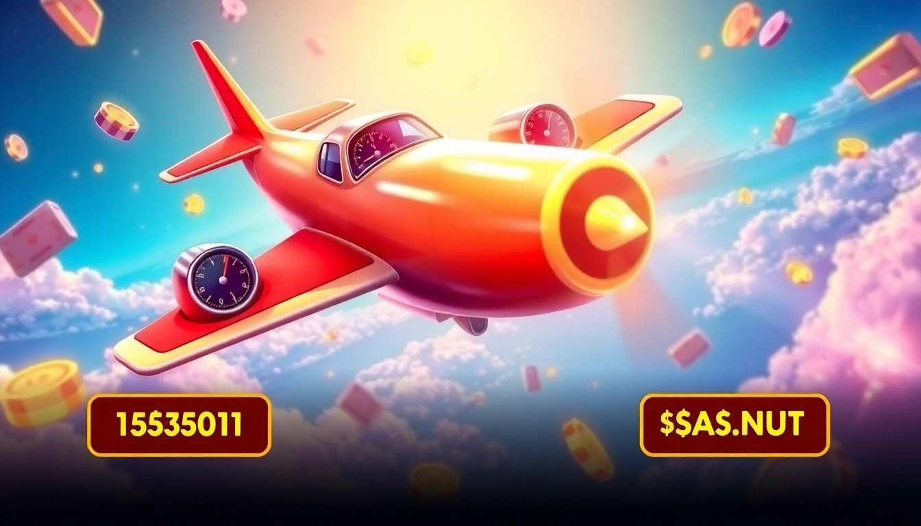 Aviator Game action-packed scene showing a pilot navigating through multipliers and obstacles with vibrant graphics and immersive effects for engaging gameplay.