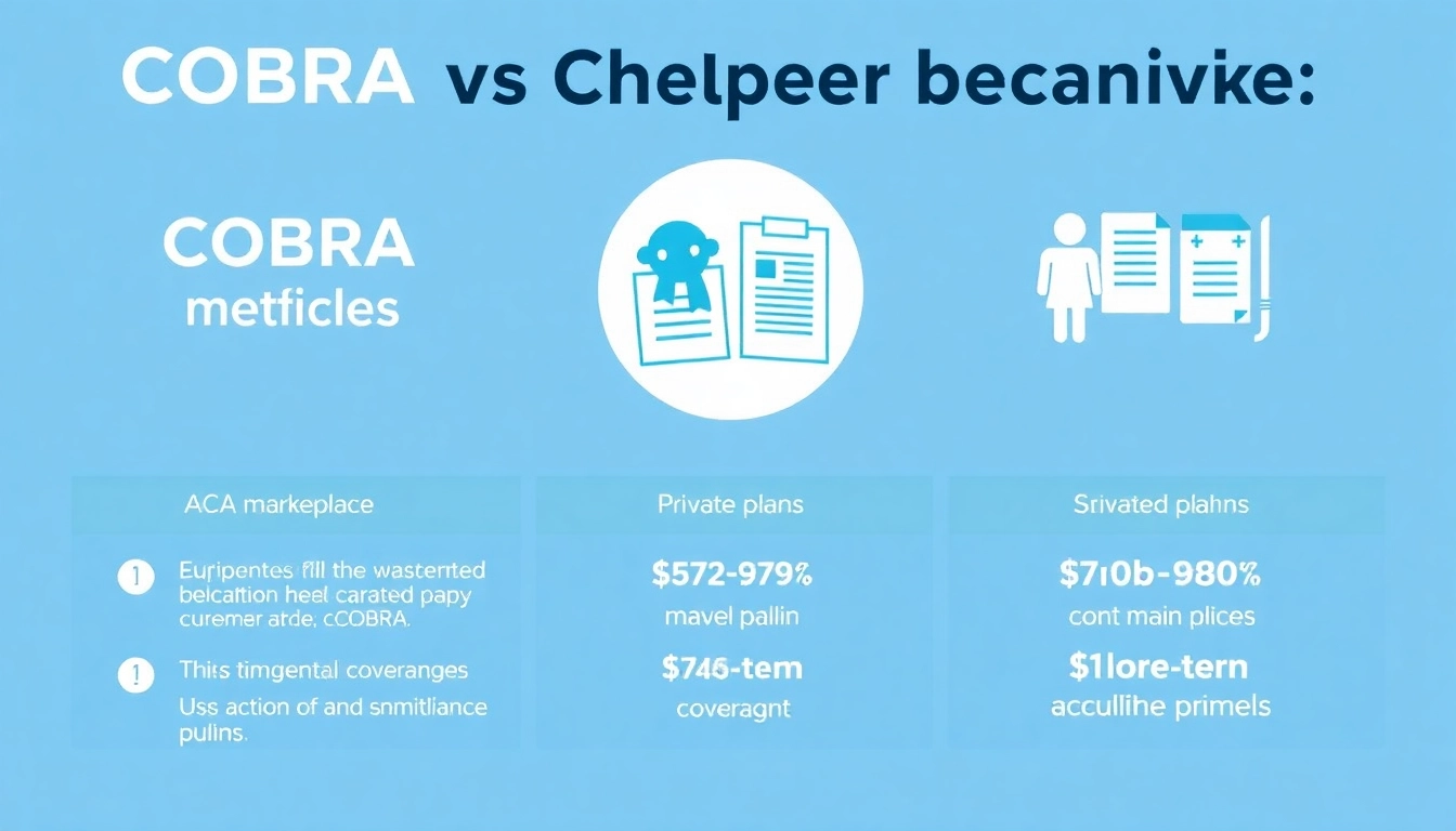 Cheaper alternatives to COBRA insurance: a family compares ACA, private, and short-term plans.